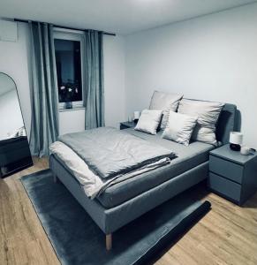 Postel nebo postele na pokoji v ubytování Appartment Herford