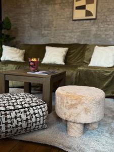 Posezení v ubytování NEW Luna residences - in the city center