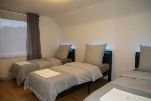 Ένα ή περισσότερα κρεβάτια σε δωμάτιο στο Apartment Mutter Buermann