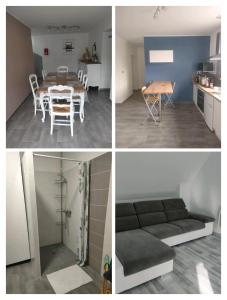 Kuchyň nebo kuchyňský kout v ubytování Longère cosy avec cuisine et lave linge