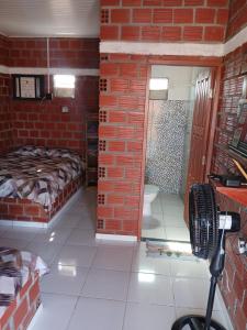 Koupelna v ubytování Chalé Cantinho do Céu- Santo Amaro do MA