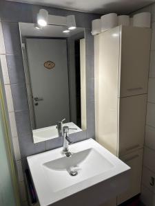 Et badeværelse på Aqua View Studio Skala Fourkas