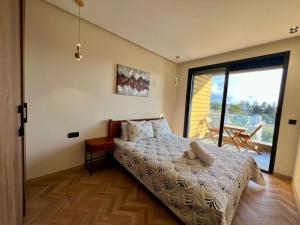 Ένα ή περισσότερα κρεβάτια σε δωμάτιο στο Luxury Appartement Anoual Casablanca city