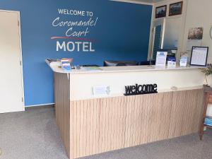 Khu vực sảnh/lễ tân tại Coromandel Court Motel