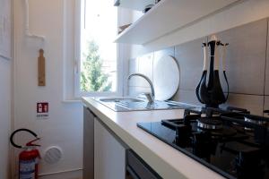 Η κουζίνα ή μικρή κουζίνα στο Liberty elegance and design Liberty 91