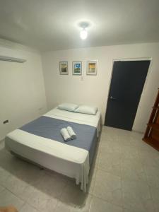 Postel nebo postele na pokoji v ubytování Habitación independiente cerca al aeropuerto 2