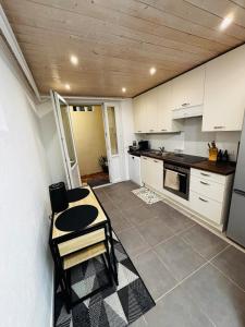 Kuchyň nebo kuchyňský kout v ubytování Cozy studio 2 steps from Geneva