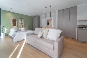 Un lugar para sentarse en Olive chic Suite CentroBergamo