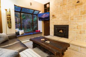 Χώρος καθιστικού στο Snowater Nook