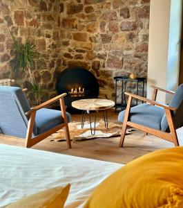 Khu vực ghế ngồi tại Las Cabañas del Valle, Cabaña Los Valles