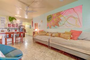 Posezení v ubytování LoveSoulBeautiful Luquillo