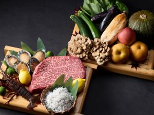 Φαγητό σε αυτό το ryokan ή κάπου εκεί κοντά