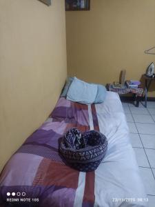 Ένα ή περισσότερα κρεβάτια σε δωμάτιο στο Apartamento Luna Bella