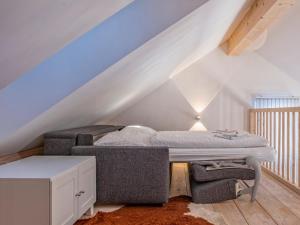 Giường trong phòng chung tại Sonnenhaus