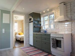 Tanum4 person holiday home in Tanumshede的带水槽和炉灶的厨房