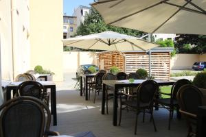 En restaurant eller et andet spisested på Hotel Via Regia - VIAs-Hotels