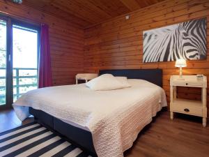 Ένα ή περισσότερα κρεβάτια σε δωμάτιο στο Rendeux Valley View Retreat