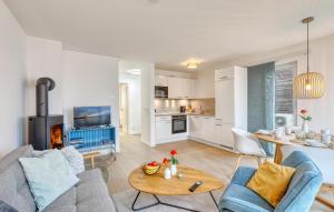 Kuchyň nebo kuchyňský kout v ubytování Michel