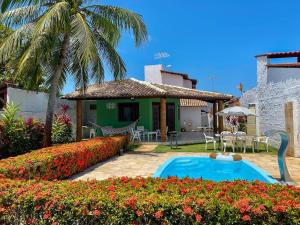 En have udenfor Casa Adélia - Conforto e aconchego a Beira Mar