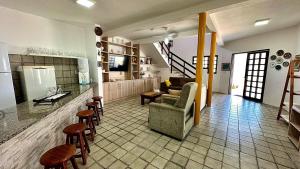 Køkken eller tekøkken på Casa Adélia - Conforto e aconchego a Beira Mar