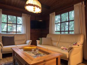 Χώρος καθιστικού στο Ferienhaus mit Terrasse