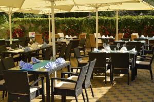 Restoran või mõni muu söögikoht majutusasutuses Hotel Florian