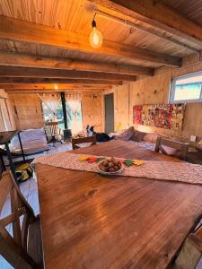 Χώρος καθιστικού στο Tiny house La musa