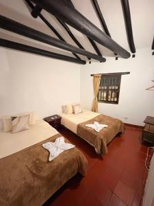 Ένα ή περισσότερα κρεβάτια σε δωμάτιο στο Apartamento Eucalyptus