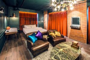 Un lugar para sentarse en Hotel The Designers Premier Seongsu and Konkuk Univ