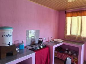 Kuchyň nebo kuchyňský kout v ubytování Casa non