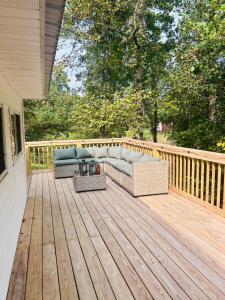 Balkón nebo terasa v ubytování North Star Retreats