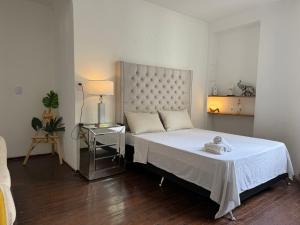 Ένα ή περισσότερα κρεβάτια σε δωμάτιο στο Habitación en casa de lujo