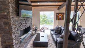 Posezení v ubytování KIBEJE Hakuba by JAMSZ ROYALE