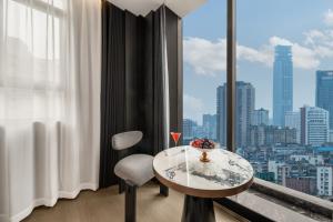 Γενική άποψη της πόλης Guiyang ή θέα της πόλης από  αυτό το ξενοδοχείο