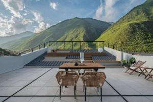 Γενική θέα στο βουνό ή θέα στο βουνό από  αυτό το bed & breakfast