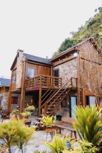 Budova, kde se bed and breakfast nachází