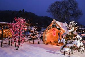 Snow Valley Breeze Inn durante el invierno