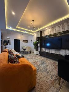 Posezení v ubytování Quantum Havens -New York