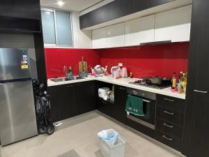 Кухня или мини-кухня в Melbourne Star
