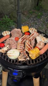 Külalistemaja külastajatele saadaval grillimisvõimalused