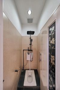 Koupelna v ubytování Sky Sleepbox