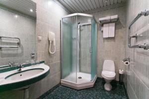 
A bathroom at Sretenskaya Hotel
