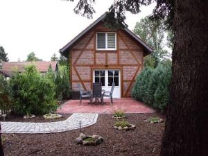 O grădină în afara Ferienwohnung Buschmühle Schlepzig