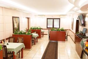 Un televizor și/sau centru de divertisment la Guest house Vila Bor