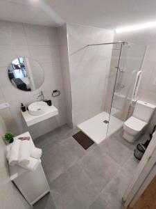 Ванная комната в Apartamento Ballena