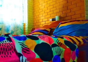 Postel nebo postele na pokoji v ubytování appart OUR HOME