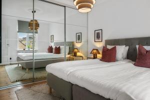 Voodi või voodid majutusasutuse Stålbrogatan toas