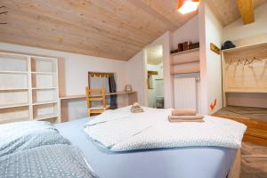 Postel nebo postele na pokoji v ubytování Rest And Ride