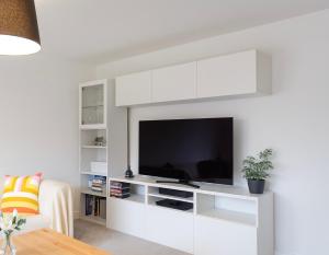 TV a/nebo společenská místnost v ubytování The Nest Retreat Exeter