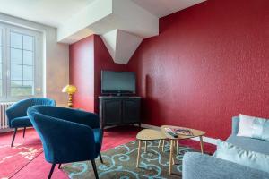 Μια τηλεόραση ή/και κέντρο ψυχαγωγίας στο Chez Anthony - Appart pour 4 avec Jardin